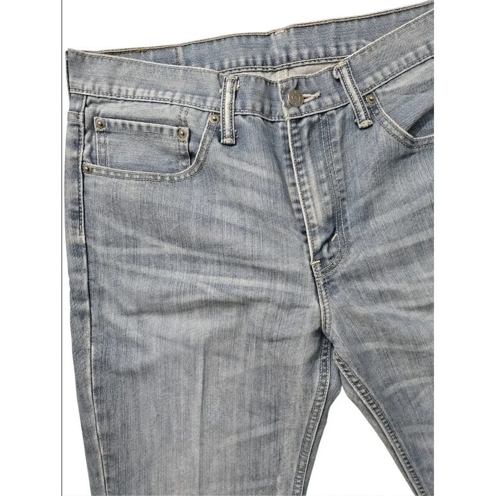 Levi's 511 Slim Fit‎ Blue Jeans Men's 34x32 Light Wash Denim (Actual 34x31)